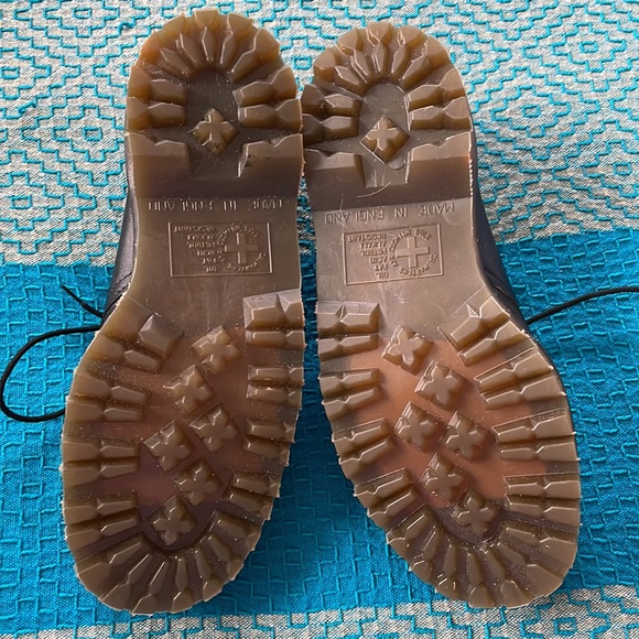 Black Doc Martens Plain Toe Derby. - Picture 4 of 7